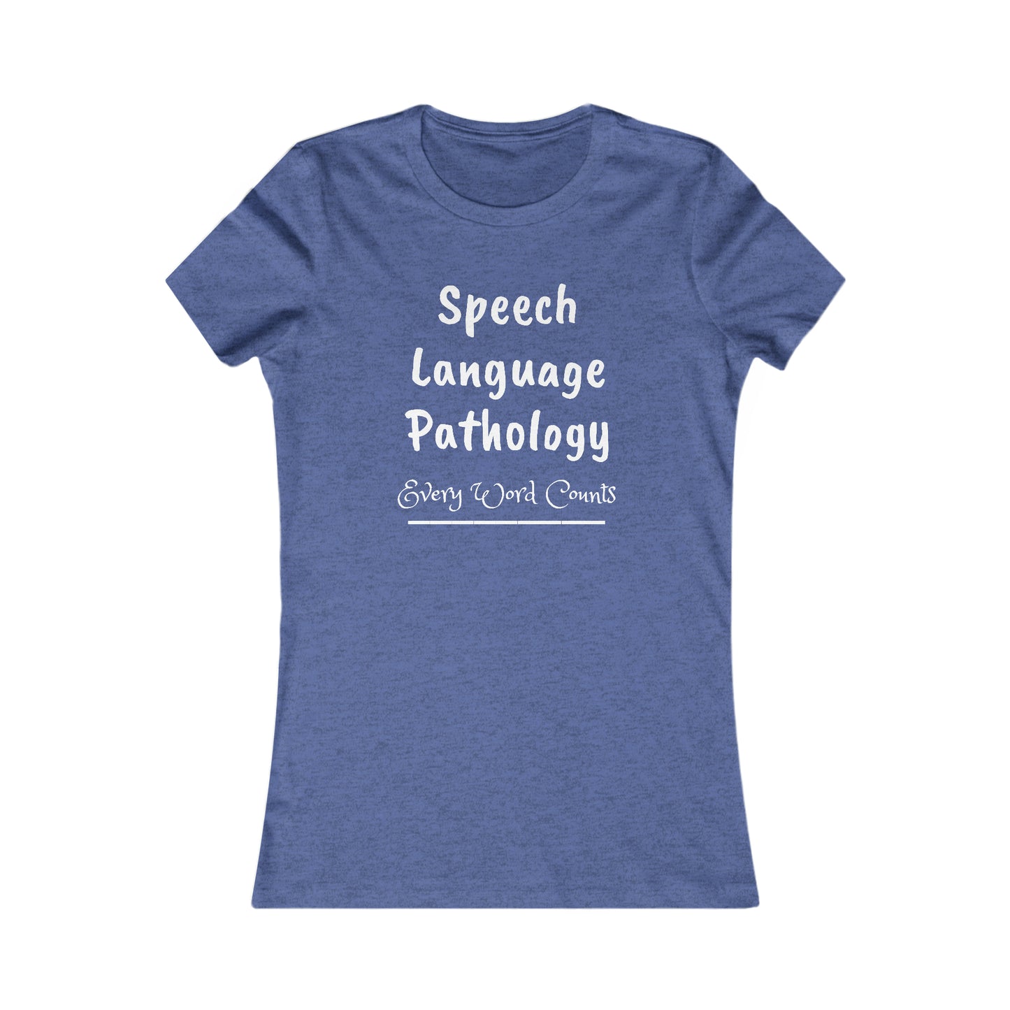 Women's Speech Language Pathologist SLP Soft Classic Favorite Short Sleeve T-Shirt Tee