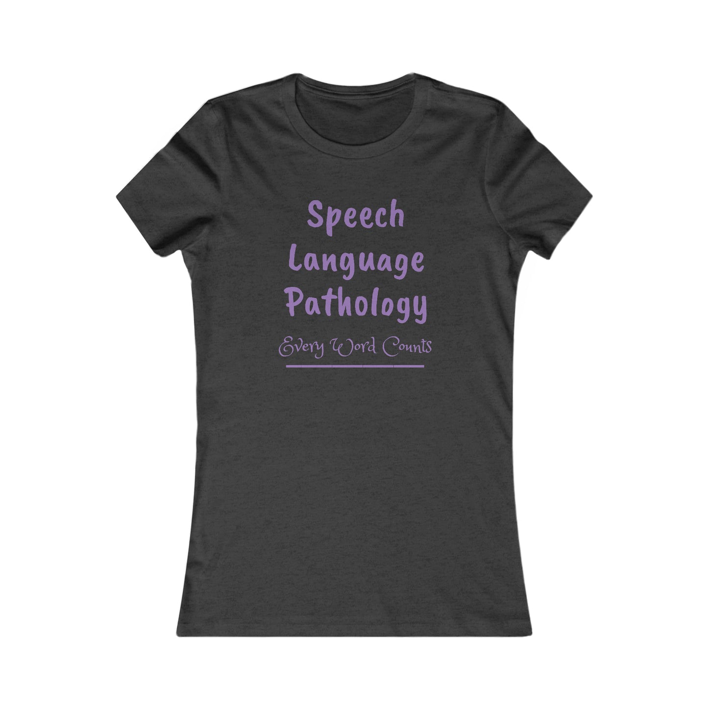 Women's Speech Language Pathologist SLP Soft Classic Favorite Short Sleeve T-Shirt Tee